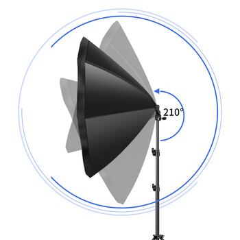 Κιτ φωτισμού Softbox 70cm*70cm Επαγγελματικό κιτ φωτισμού φωτογραφίας για μοντέλο φιλμ Πορτραίτο Προϊόν Μόδας Συνεχής λήψη