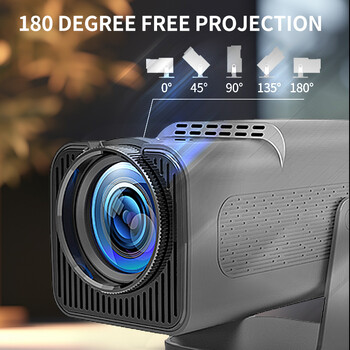 Factory F600 Smart Projector 4K Cinema Theatre Game 1080P Multimedia Projector Mini Portable Home Pocket Projector