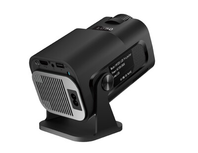HY-320Mini Nešiojamas Naujai Native 720P Allwinner H713 Android11 4K projektorius 320ANSI Wifi6 BT5.0 Cinema lauko sukamas projektorius