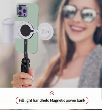 2024 Νέο Smartphone Magnetic Fill Light Mini Selfie Light 3 Λειτουργίες Ρυθμιζόμενη φωτεινότητα για τηλέφωνο Iphone XIAOMI HUAWEI SAMSUNG