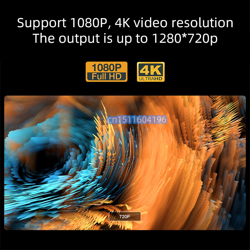 AUN A003 МИНИ проектор WIFI преносим домашно кино Кино проектор Smart TV Sync Android телефон LED проектори за 4k филм