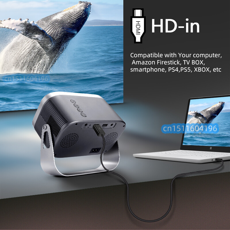 AUN A003 МИНИ проектор WIFI преносим домашно кино Кино проектор Smart TV Sync Android телефон LED проектори за 4k филм