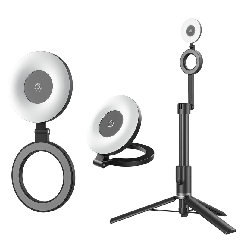 TELESIN Smartphone Magnetic Fill Light Mini Selfie Light 3 moda Podesiva svjetlina za Iphone XIAOMI HUAWEI SAMSUNG telefon