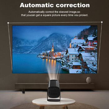 P30 Smart Mini Projector Android 11 WiFi6 Υποστήριξη 4K 1080P Projector 2.4G&5G WiFi 1280*720P Smart Home Cinema Portable Projector