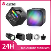 Ulanzi L3 RGB Video Light Mini COB Light Fill Light za kameru GoPro sa Snoot difuzorom Barndoor Mini Ambient Light 2700-7000K