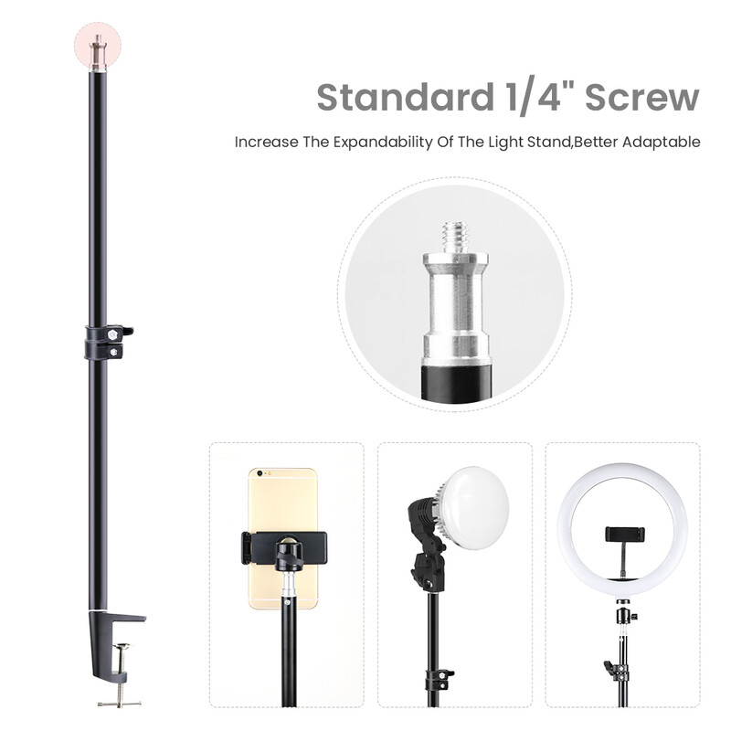LED video svjetlo s mogućnošću prigušivanja s nosačem za montiranje na monopod Fotografsko osvjetljenje 155 W žarulja EU E27 baza za foto studio Live Stream