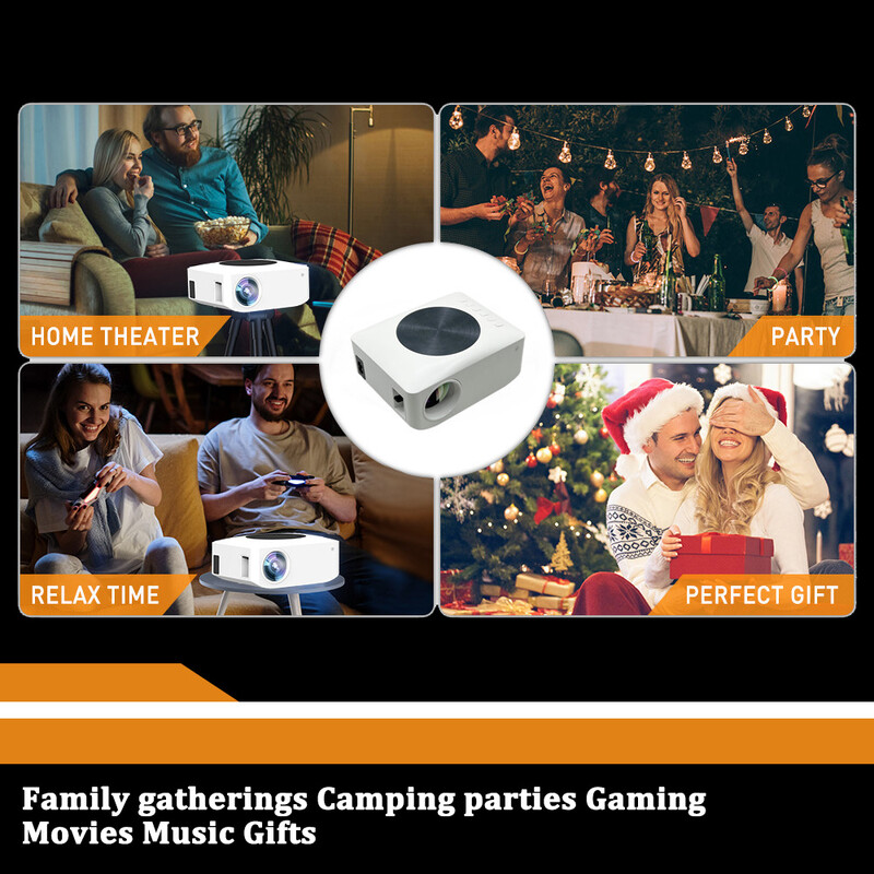 4K WIFI juhtmevabad projektorid välistingimustes tugi 1080p miniprojektorid 360 kodukino HDMI nutiteler IOS-ile XIAOMI SAMSUNG