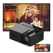 YT100 φορητός έξυπνος προβολέας WiFi Mini Projector HD Video Projector Ασύρματο Mirroring Συμβατό για Smart Phone Tablet