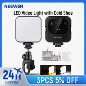 Neewer ultra svijetlo mini LED video svjetlo 49 LED video svjetlo visoke snage s mogućnošću prigušivanja kompatibilno s Iphone 15 Pro Max računalom