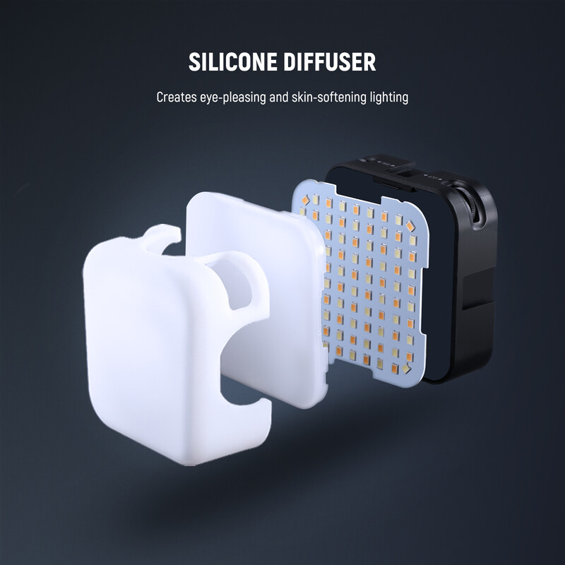 Neewer ultra svijetlo mini LED video svjetlo 49 LED video svjetlo visoke snage s mogućnošću prigušivanja kompatibilno s Iphone 15 Pro Max računalom