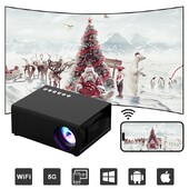 Salange J9C Smart Home Theatre Projector Android Υποστήριξη WiFi Mobile Phone Power Bank 720P Outdoor Movie Christmas Christmas Gift