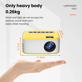 Mini Projector 1080P HD LED Home Media Video Player Φορητό Home Entertainment Projection Υποστήριξη dropshipping