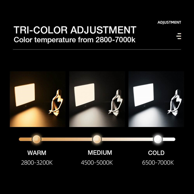 Nadogradite 352 LED video rasvjetnu ploču velike snage, dvobojnu 2800K-7000K fotografsku rasvjetu za LED svjetlo foto studija uživo