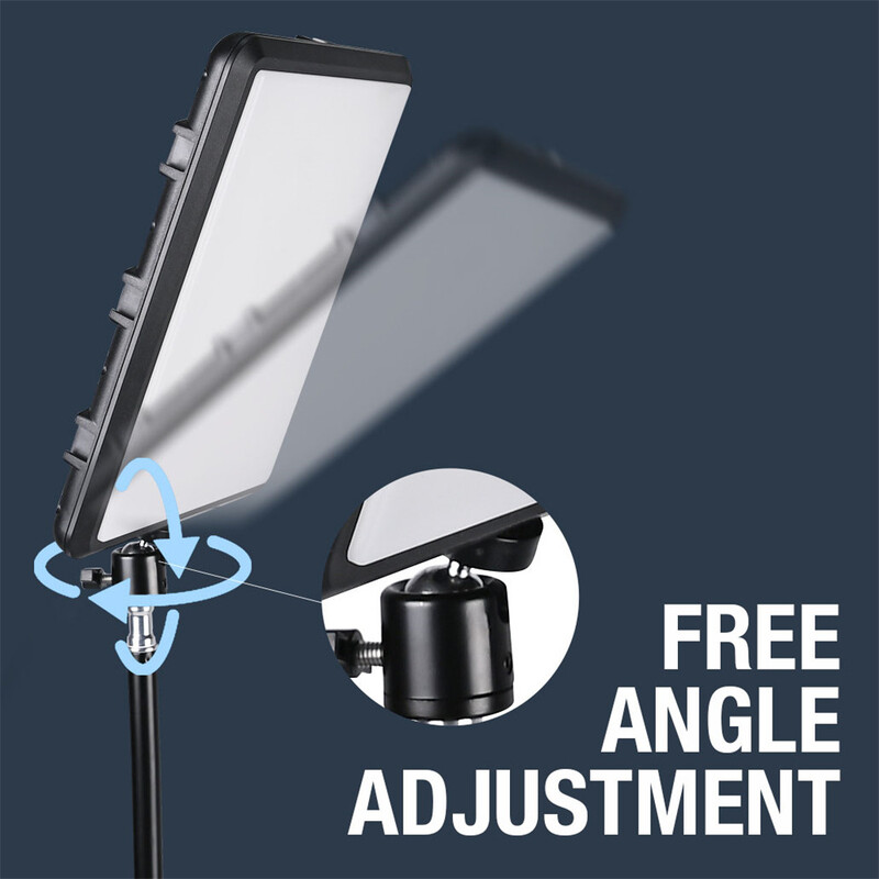 Nadogradite 352 LED video rasvjetnu ploču velike snage, dvobojnu 2800K-7000K fotografsku rasvjetu za LED svjetlo foto studija uživo