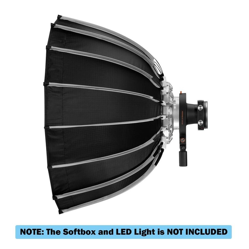 Zhiyun ZY kinnitus Bowensi kinnitusadapterile Zhiyun Molus X100 X100 Combo X100 Pro tasku COB Light kaasaskantava taskuvalgusti jaoks