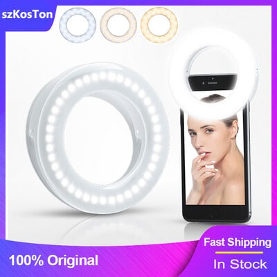 LED Selfie Ring Light Lentila Telefon mobil LED Selfie Lamp Inel pentru iPhone Samsung Xiaomi Phone Tablet Selfie Light