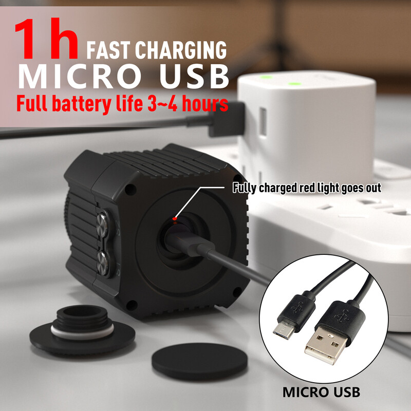 Seafrogs SL-19 veekindel 60M minikaamera LED-valgusti Gopro Canoni peegelkaameratele sukeldumise täitelampide pildistamistuled