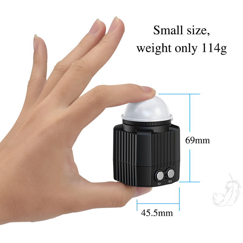 Seafrogs SL-19 veekindel 60M minikaamera LED-valgusti Gopro Canoni peegelkaameratele sukeldumise täitelampide pildistamistuled