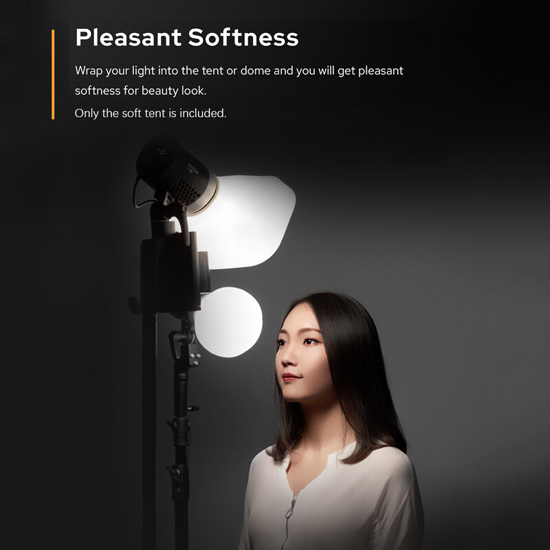 Godox ML-CS1625/ML-CD15 pehme telgikomplekt, 3 adapterit fotograafia jaoks Light Flash Studio fotograafia portree täitevalgusti tarvikud