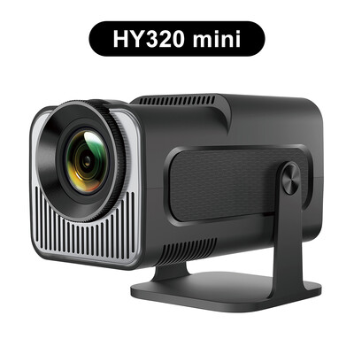 HY320 Mini projektor Izvorni 720P Android 11 4K projektor 200ANSI Wifi6 BT5.0 Kino vanjski prijenosni 180° rotirajući projektor