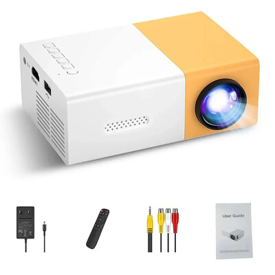 YG300 PRO Mini HD välisprojektor Kodukinoprojektor Mini Kaasaskantav YG300 LED Lasteprojektor Mobiilne videoprojekt