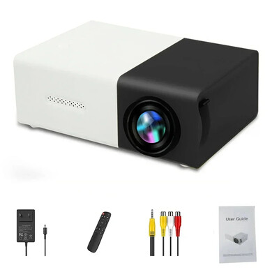 YG300 PRO Mini HD välisprojektor Kodukinoprojektor Mini Kaasaskantav YG300 LED Lasteprojektor Mobiilne videoprojekt