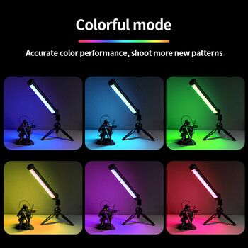 Soonpho P13 RGB Led Video Light Stick With Tripod 2500K-8500K CRI 95+ Photography Studio Handheld Tube Light for Photo Studio