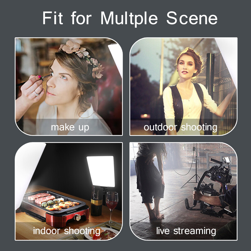 LED-videovalgustid konverentsifotograafia valgustus selfie-valgus fotostuudio lamp koos statiiviga reaalajas voogesitamiseks TikTok Zoom