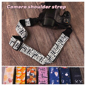 Kaamera kiirvabastuskael Õlarihmade tarvikud koomiks Isikupärastatud disain Canon Nikon Sony Fuji Leica DSLR DSL jaoks