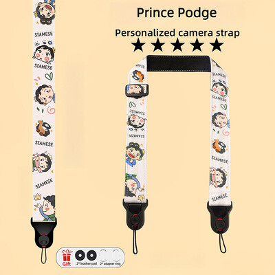 Kaamera kiirvabastuskael Õlarihmade tarvikud koomiks Isikupärastatud disain Canon Nikon Sony Fuji Leica DSLR DSL jaoks