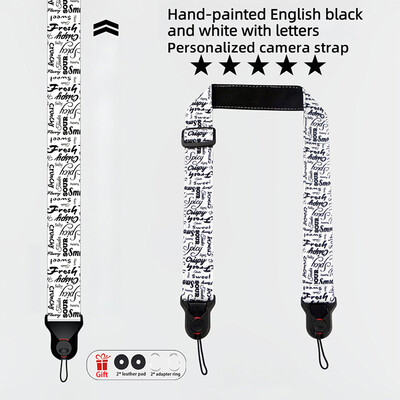 Kaamera kiirvabastuskael Õlarihmade tarvikud koomiks Isikupärastatud disain Canon Nikon Sony Fuji Leica DSLR DSL jaoks