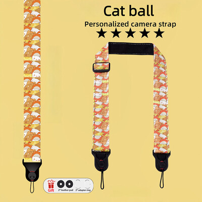 Kaamera kiirvabastuskael Õlarihmade tarvikud koomiks Isikupärastatud disain Canon Nikon Sony Fuji Leica DSLR DSL jaoks