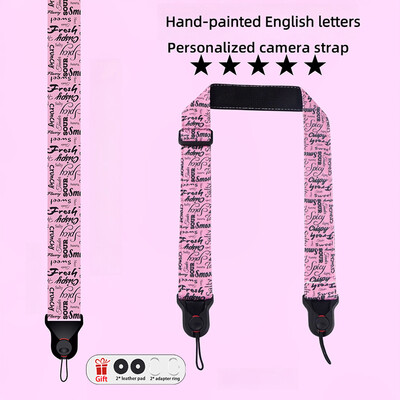 Kaamera kiirvabastuskael Õlarihmade tarvikud koomiks Isikupärastatud disain Canon Nikon Sony Fuji Leica DSLR DSL jaoks