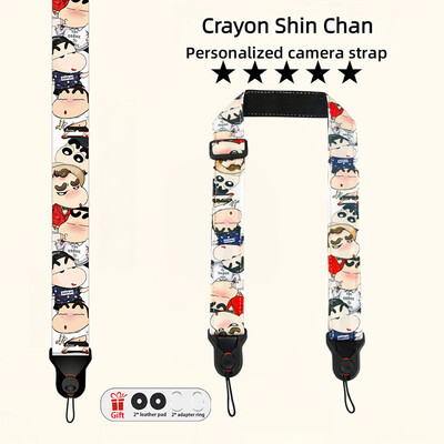 Kaamera kiirvabastuskael Õlarihmade tarvikud koomiks Isikupärastatud disain Canon Nikon Sony Fuji Leica DSLR DSL jaoks