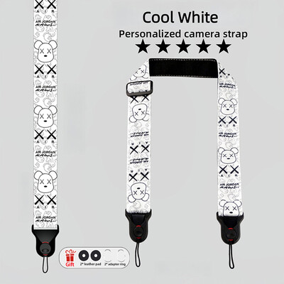 Kaamera kiirvabastuskael Õlarihmade tarvikud koomiks Isikupärastatud disain Canon Nikon Sony Fuji Leica DSLR DSL jaoks