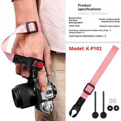 Каишка за китка на фотоапарата Quick Release Comfort Elastic Hand Rope за Canon R50C R6 R100 Sony A7R5 Nikon Z9 Z8 Fujifilm XS20 XE4 DSLR