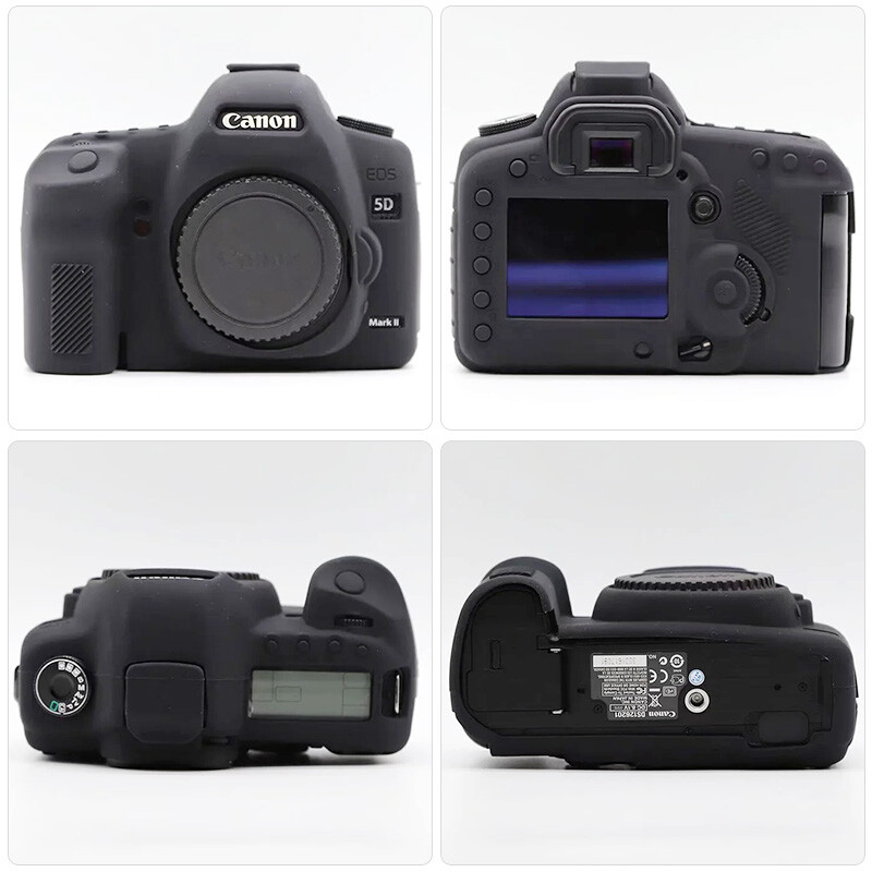 Mekana silikonska futrola Zaštitna navlaka Torba za DSLR fotoaparat za Canon EOS 5D Mark II za Canon 5D2