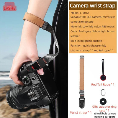 Remen za zapešće oko vrata s brzim otpuštanjem, podesivi remen za Fujifilm X-T5 T3 T20 H2 H2S E4 T30 Mark II Sony Alpha SLR Canon Nikon