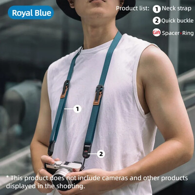 Remen za zapešće oko vrata s brzim otpuštanjem, podesivi remen za Fujifilm X-T5 T3 T20 H2 H2S E4 T30 Mark II Sony Alpha SLR Canon Nikon