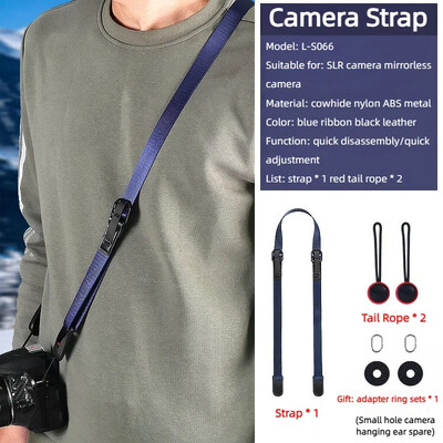 Remen za zapešće oko vrata s brzim otpuštanjem, podesivi remen za Fujifilm X-T5 T3 T20 H2 H2S E4 T30 Mark II Sony Alpha SLR Canon Nikon