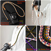 Greitai atleidžiami fotoaparato dirželiai ant kaklo universalus diržas, skirtas Leica Canon Fuji Nikon Olympus Panasonic Pentax Sony DSLR SLR