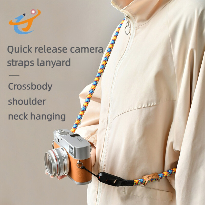 Greitai atleidžiami fotoaparato dirželiai ant kaklo universalus diržas, skirtas Leica Canon Fuji Nikon Olympus Panasonic Pentax Sony DSLR SLR