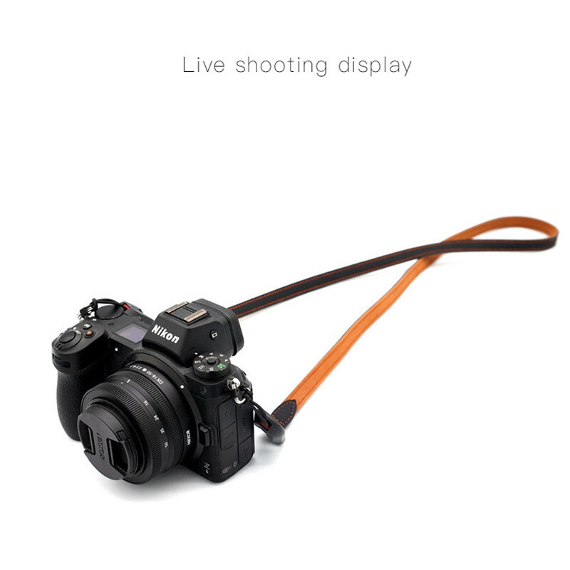 Mikropluošto odinis diržas, greitai atleidžiamas fotoaparato kaklo peties dirželis, skirtas Sony Canon Nikon Fujifilm Olympus Panasonic Leica