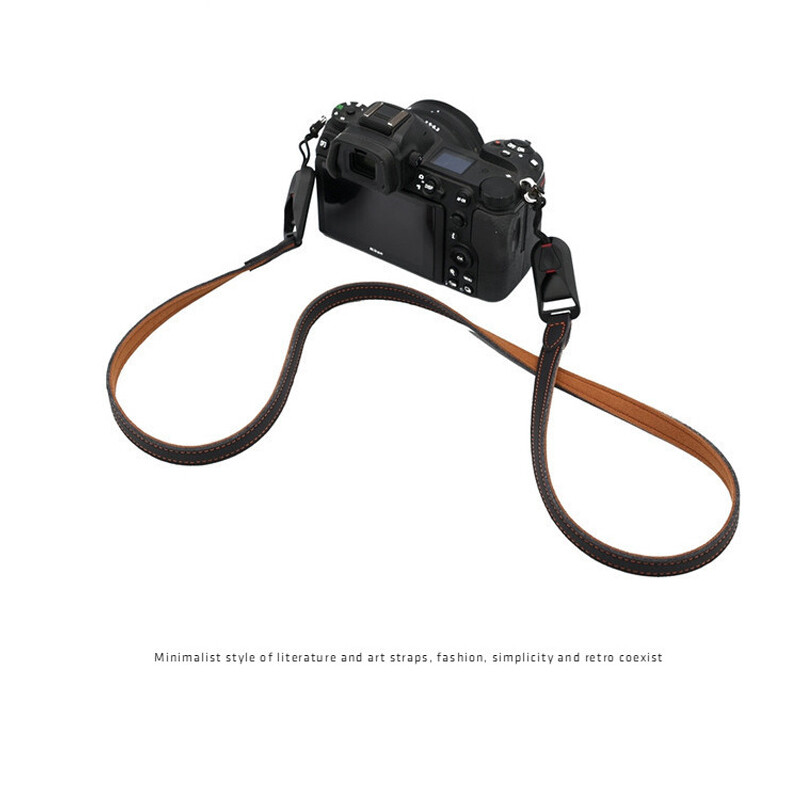 Mikropluošto odinis diržas, greitai atleidžiamas fotoaparato kaklo peties dirželis, skirtas Sony Canon Nikon Fujifilm Olympus Panasonic Leica