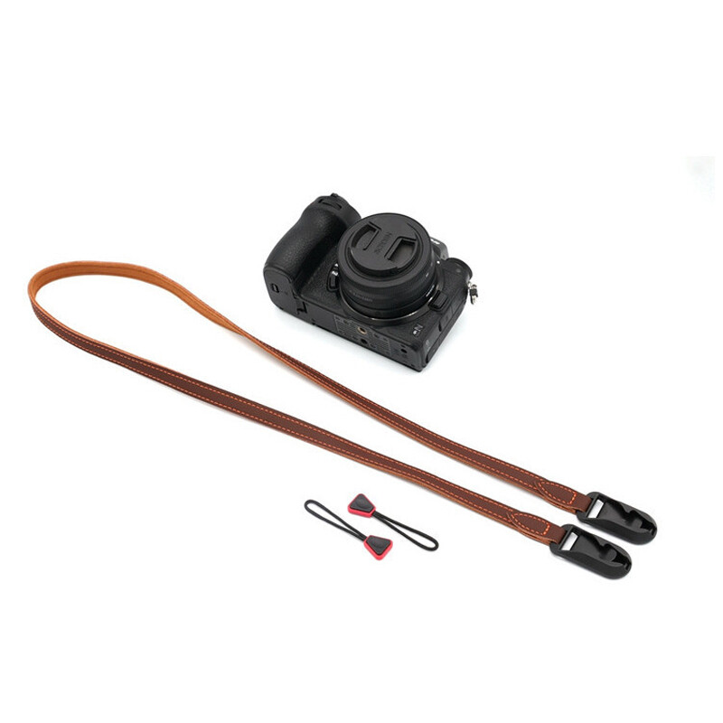 Mikropluošto odinis diržas, greitai atleidžiamas fotoaparato kaklo peties dirželis, skirtas Sony Canon Nikon Fujifilm Olympus Panasonic Leica
