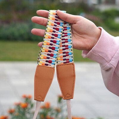 Kaiš za nošenje preko ramena s uzorkom cvijeta Vintage Retro remen za oko vrata DSLR SLR fotoaparat Širi za Nikon Sony Canon Fuji Samsung Pentax