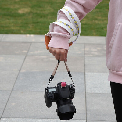 Kaiš za nošenje preko ramena s uzorkom cvijeta Vintage Retro remen za oko vrata DSLR SLR fotoaparat Širi za Nikon Sony Canon Fuji Samsung Pentax