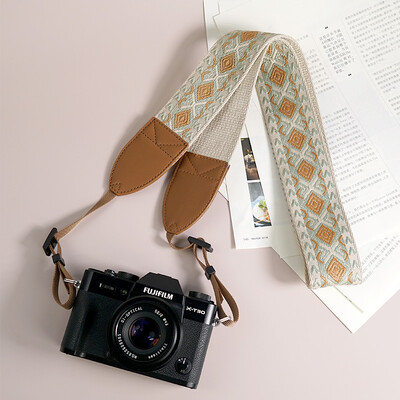 Kaiš za nošenje preko ramena s uzorkom cvijeta Vintage Retro remen za oko vrata DSLR SLR fotoaparat Širi za Nikon Sony Canon Fuji Samsung Pentax