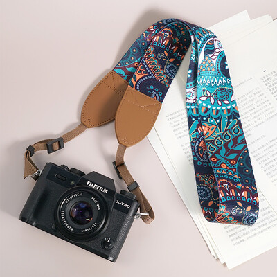 Kaiš za nošenje preko ramena s uzorkom cvijeta Vintage Retro remen za oko vrata DSLR SLR fotoaparat Širi za Nikon Sony Canon Fuji Samsung Pentax