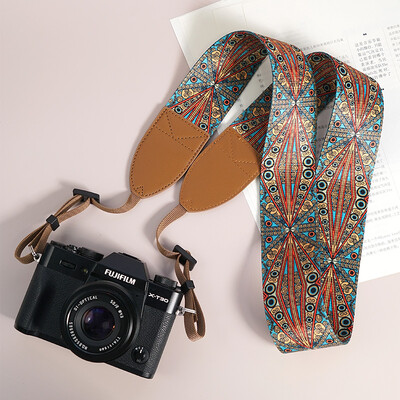 Kaiš za nošenje preko ramena s uzorkom cvijeta Vintage Retro remen za oko vrata DSLR SLR fotoaparat Širi za Nikon Sony Canon Fuji Samsung Pentax